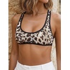 image:imageRoseSeek Womens Sleeveless Mesh Sheer Crop Tank Athletic Bandeau Bras See Through Racerback ShirtMulticolor