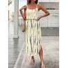 image:imageRoseSeek Womens Spaghetti Strap Tie Dye Cami Sun Dress Beach Midi Summer Dresses Resort Wear Vacation OutfitsApricot Beige