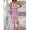 image:imageRoseSeek Womens Spaghetti Strap Tie Dye Cami Sun Dress Beach Midi Summer Dresses Resort Wear Vacation OutfitsDusty Purple