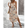 image:imageRoseSeek Womens Spaghetti Strap Tie Dye Cami Sun Dress Beach Midi Summer Dresses Resort Wear Vacation OutfitsFloral Multicolor