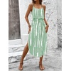 image:imageRoseSeek Womens Spaghetti Strap Tie Dye Cami Sun Dress Beach Midi Summer Dresses Resort Wear Vacation OutfitsGreen