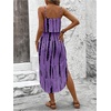 image:imageRoseSeek Womens Spaghetti Strap Tie Dye Cami Sun Dress Beach Midi Summer Dresses Resort Wear Vacation OutfitsPurple