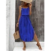 image:imageRoseSeek Womens Spaghetti Strap Tie Dye Cami Sun Dress Beach Midi Summer Dresses Resort Wear Vacation OutfitsRoyal Blue