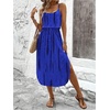image:imageRoseSeek Womens Spaghetti Strap Tie Dye Cami Sun Dress Beach Midi Summer Dresses Resort Wear Vacation OutfitsRoyal Blue