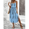 image:imageRoseSeek Womens Spaghetti Strap Tie Dye Cami Sun Dress Beach Midi Summer Dresses Resort Wear Vacation OutfitsSky Blue
