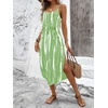 image:imageRoseSeek Womens Spaghetti Strap Tie Dye Cami Sun Dress Beach Midi Summer Dresses Resort Wear Vacation OutfitsTurquoise