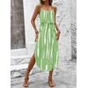image:imageRoseSeek Womens Spaghetti Strap Tie Dye Cami Sun Dress Beach Midi Summer Dresses Resort Wear Vacation OutfitsTurquoise