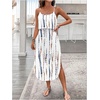 image:imageRoseSeek Womens Spaghetti Strap Tie Dye Cami Sun Dress Beach Midi Summer Dresses Resort Wear Vacation OutfitsWhite Multicolor