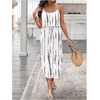 image:imageRoseSeek Womens Spaghetti Strap Tie Dye Cami Sun Dress Beach Midi Summer Dresses Resort Wear Vacation OutfitsWhite Multicolor
