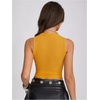 image:imageRoseSeek Womens Sparkly Mesh Crop Tank Tops Glitter Bling Rhinestone See Through Y2K Sleeveless ShirtsYellow