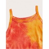 image:imageRoseSeek Womens Tie Dye Crop Camisole Tops Fitted Sleeveless Tank Top Summer ClothesOrange