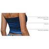 image:imageRoseSeek Womens Tie Dye Ruched Strapless Tube Top Sleeveless Fitted Elegant Crop Tops Going Out BandeauBlue