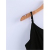 image:imageRoseSeek Womens Tie Side Wrap Camisole Tops Spaghetti Strap V Neck Elegant Blouses ShirtsBlack