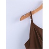 image:imageRoseSeek Womens Tie Side Wrap Camisole Tops Spaghetti Strap V Neck Elegant Blouses ShirtsBrown