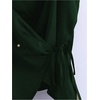 image:imageRoseSeek Womens Tie Side Wrap Camisole Tops Spaghetti Strap V Neck Elegant Blouses ShirtsOlive Green