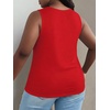 image:imageRoseSeek Womens Vintage Graphic Car Print Summer Tank Top  Crewneck Sleeveless Tops StreetwearRed