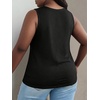 image:imageRoseSeek Womens Vintage Graphic Car Print Summer Tank Top  Crewneck Sleeveless Tops StreetwearSoft Black