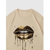 image:imageRoseSeek Womens Vintage Graphic Tees Crew Neck Short Sleeve T Shirts Y2k Streetwear Summer TopsLight Khaki