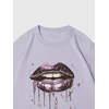 image:imageRoseSeek Womens Vintage Graphic Tees Crew Neck Short Sleeve T Shirts Y2k Streetwear Summer TopsMauve Purple
