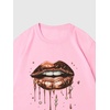 image:imageRoseSeek Womens Vintage Graphic Tees Crew Neck Short Sleeve T Shirts Y2k Streetwear Summer TopsPink