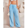 image:imageRoseSeek Womens Wide Leg Linen Pants Swimsuit Cover Ups Beach Pants Summer Vacation Outfits 2026Light Blue
