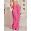 image:imageRoseSeek Womens Wide Leg Linen Pants Swimsuit Cover Ups Beach Pants Summer Vacation Outfits 2026Pink
