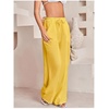 image:imageRoseSeek Womens Wide Leg Linen Pants Swimsuit Cover Ups Beach Pants Summer Vacation Outfits 2026Yellow