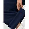 image:imageRoseSeek Womens Wide Leg Sweatpants Drawstring Waist Baggy Cargo Pants Casual Trousers with PocketsDeep Blue