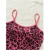 image:imageRoseSeek Womens Y2K Cheetah Leopard Beach Print Slim Fit Camisole Tank Tops Spaghetti Strap Summer Going Out TopsHot Pink