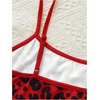 image:imageRoseSeek Womens Y2K Cheetah Leopard Beach Print Slim Fit Camisole Tank Tops Spaghetti Strap Summer Going Out TopsRed