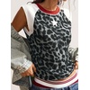 image:imageRoseSeek Womens Y2K Leopard Print Slimming Tank Tops Color Block Sleeveless Going Out Top Concert OutfitsBlue