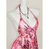 image:imageRoseSeek Womens Y2K Paisley Floral Halter Tops Summer Going Out Sleeveless Low Cut Ruffle Hem Flowy Tank TopPink