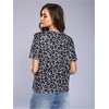 image:imageRoseSeek Womens Y2k Cheetah Print Top Leopard Print Tops Short Sleeve Loose Basic Animal Print Summer T ShirtMulticolor Leopard
