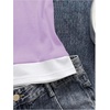 image:imageRoseSeek Womens Y2k Letter Graphic Tees Off The Shoulder Short Sleeve Summer T ShirtsLight Purple