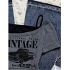 image:imageRoseSeek Womens Y2k Letter Graphic Tees Off The Shoulder Short Sleeve Summer T ShirtsMulticolor
