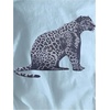 image:imageWomens Graphic Letter Tee Crew Neck Drop Shoulder Trendy Summer T Shirt Short Sleeve Vintage TopCheetah Light Blue