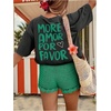image:imageWomens Graphic Letter Tee Crew Neck Drop Shoulder Trendy Summer T Shirt Short Sleeve Vintage TopGrey