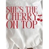 image:imageWomens Graphic Letter Tee Crew Neck Drop Shoulder Trendy Summer T Shirt Short Sleeve Vintage TopLetter Red White