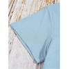 image:imageWomens Graphic Letter Tee Crew Neck Drop Shoulder Trendy Summer T Shirt Short Sleeve Vintage TopLight Blue