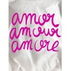 image:imageWomens Graphic Letter Tee Crew Neck Drop Shoulder Trendy Summer T Shirt Short Sleeve Vintage TopWhite Hot Pink