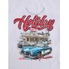image:imageWomens Graphic Letter Tee Crew Neck Drop Shoulder Trendy Summer T Shirt Short Sleeve Vintage TopWhite Red Blue