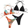 Floral Brown and Black