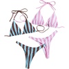 Pink White and Blue