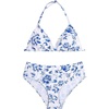 Light Blue and White