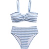 Blue and White