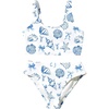 Light Blue and White