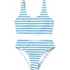 Striped Blue and White