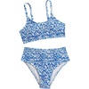 image:imageRoseSeek Girls Ditsy Floral Bikini Set Spaghetti Strap Smocked Bathing Suit Two Piece SwimsuitMulticolor