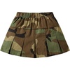 image:imageRoseSeek Girls Flared Camo Pleated Skirt Elastic High Waist A Line Streetwear Jersey Mini Skirts for GirlsArmy Green