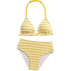 Striped Yellow and White